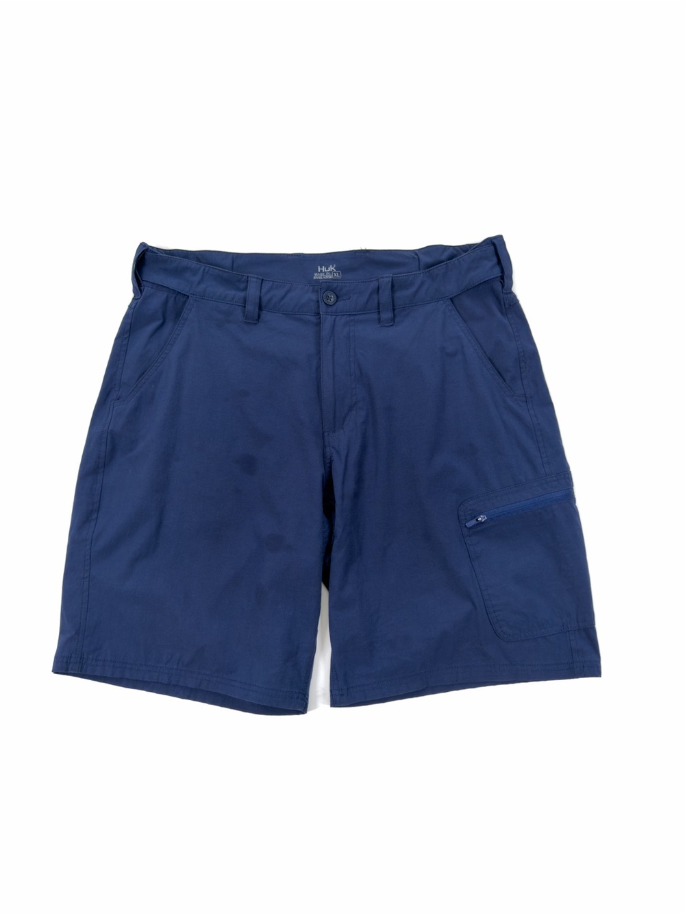 HUK Fishing Men's XL Next Level 10.5" Shorts Quick Dry Navy Blue